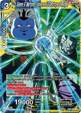 Geene &amp; Martinne, Universe 12 Destroyer &amp; Angel (DB2-169) [Tournament Promotion Cards] 