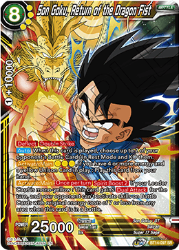 Son Goku, Return of the Dragon Fist (BT14-097) [Cross Spirits] 