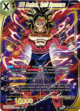 SS4 Bardock, Spirit Resonance (SPR) (BT14-122) [Cross Spirits] 
