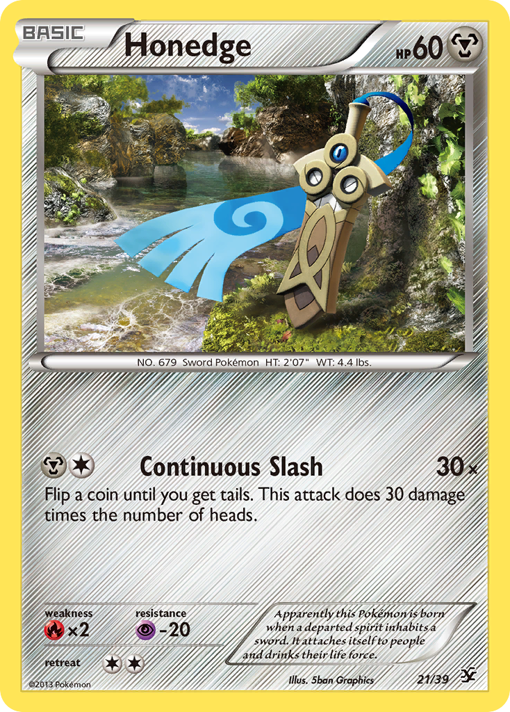 Honedge (21/39) [XY: Kalos Starter Set] 