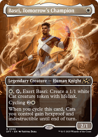 Basri, Tomorrow's Champion (Borderless) [Aetherdrift] 