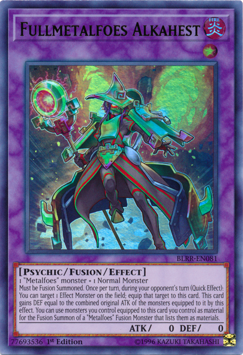 Fullmetalfoes Alkahest [BLRR-EN081] Ultra Rare 