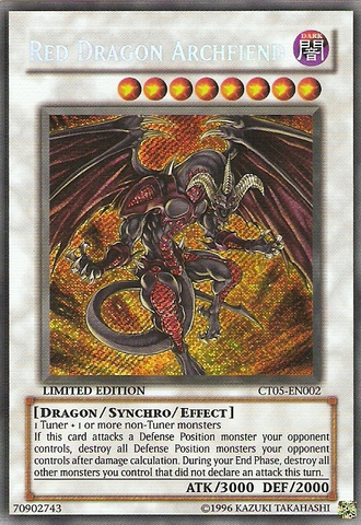 Red Dragon Archfiend [CT05-EN002] Secret Rare 