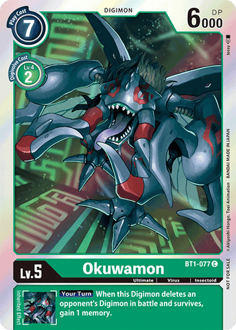 Okuwamon [BT1-077] (Event Pack) [Release Special Booster Ver.1.0 Promos] 