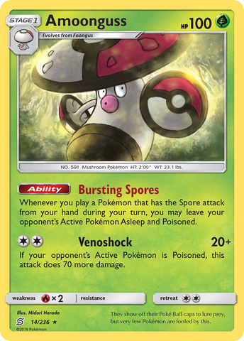 Amoonguss (14/236) [Sun &amp; Moon: Unified Minds] 