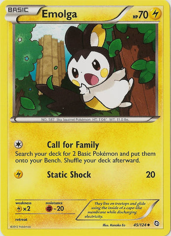 Emolga (45/124) [Black &amp; White: Dragons Exalted] 