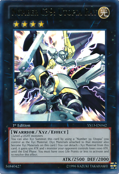 Number C39: Utopia Ray [YS13-EN042] Ultra Rare 
