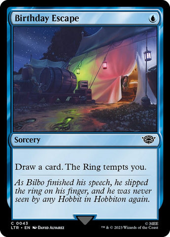 Birthday Escape [The Lord of the Rings: Tales of Middle-Earth] 