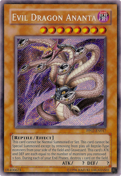 Evil Dragon Ananta [PP02-EN017] Secret Rare 