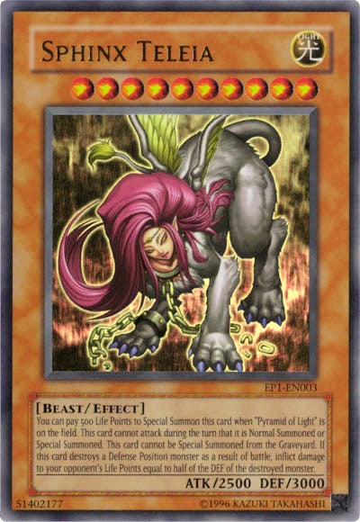 Sphinx Teleia [EP1-EN003] Ultra Rare 