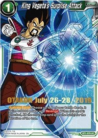 King Vegeta's Surprise Attack (OTAKON 2019) (BT1-079) [Promotion Cards] 