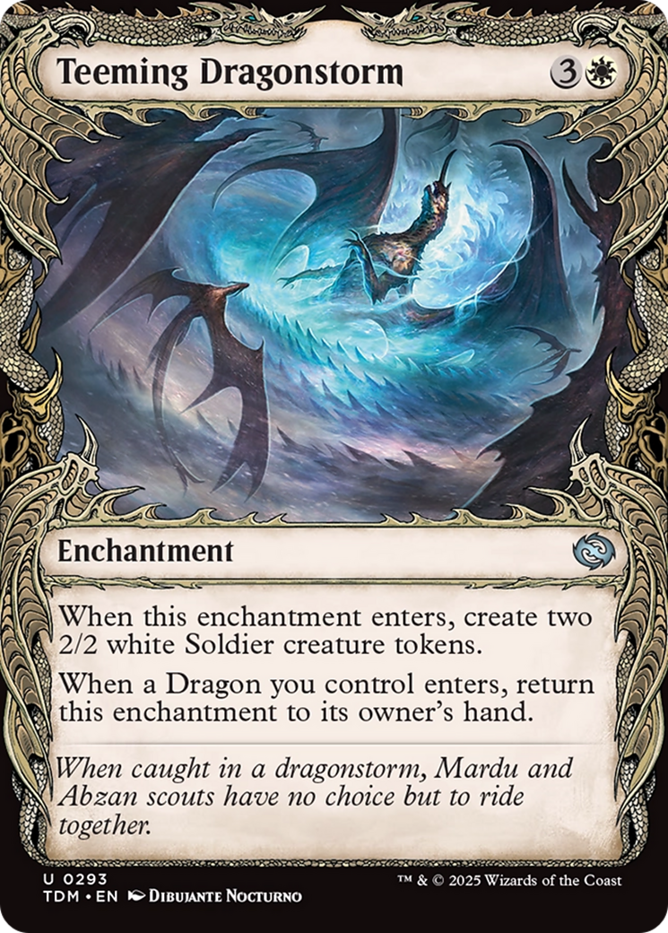 Teeming Dragonstorm (Showcase) [Tarkir: Dragonstorm] 