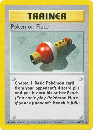 Pokemon Flute (86/102) [Base Set Shadowless Unlimited] 
