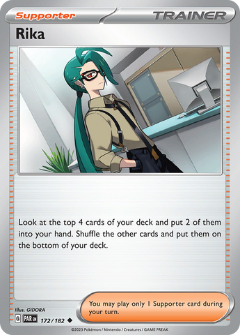 Rika (172/182) [Scarlet &amp; Violet: Paradox Rift] 