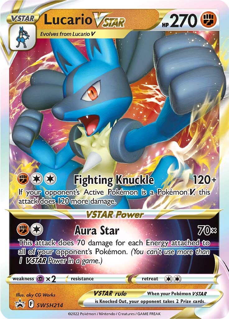 Lucario VSTAR (SWSH214) [Sword & Shield: Black Star Promos]