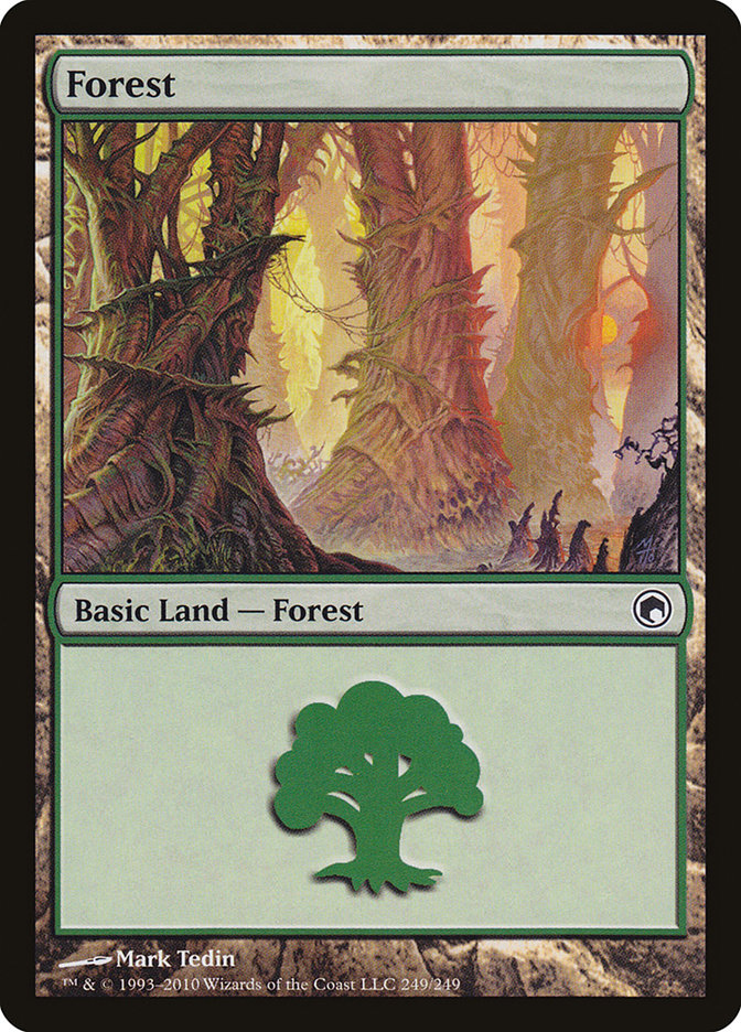 Forest (249) [Scars of Mirrodin] 