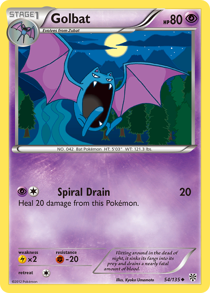 Golbat (54/135) [Black &amp; White: Plasma Storm] 