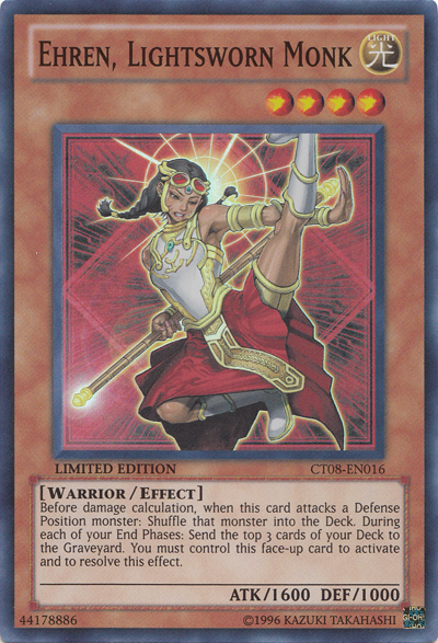 Ehren, Lightsworn Monk [CT08-EN016] Super Rare 