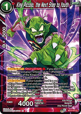 King Piccolo, the Next Step to Youth (Common) (BT13-011) [Supreme Rivalry] 