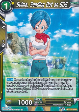 Bulma, Sending Out an SOS (BT12-097) [Vicious Rejuvenation] 