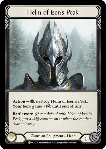 Helm of Isen's Peak [OLD004] (Tales of Aria Oldhim Blitz Deck) 1st Edition Normal 
