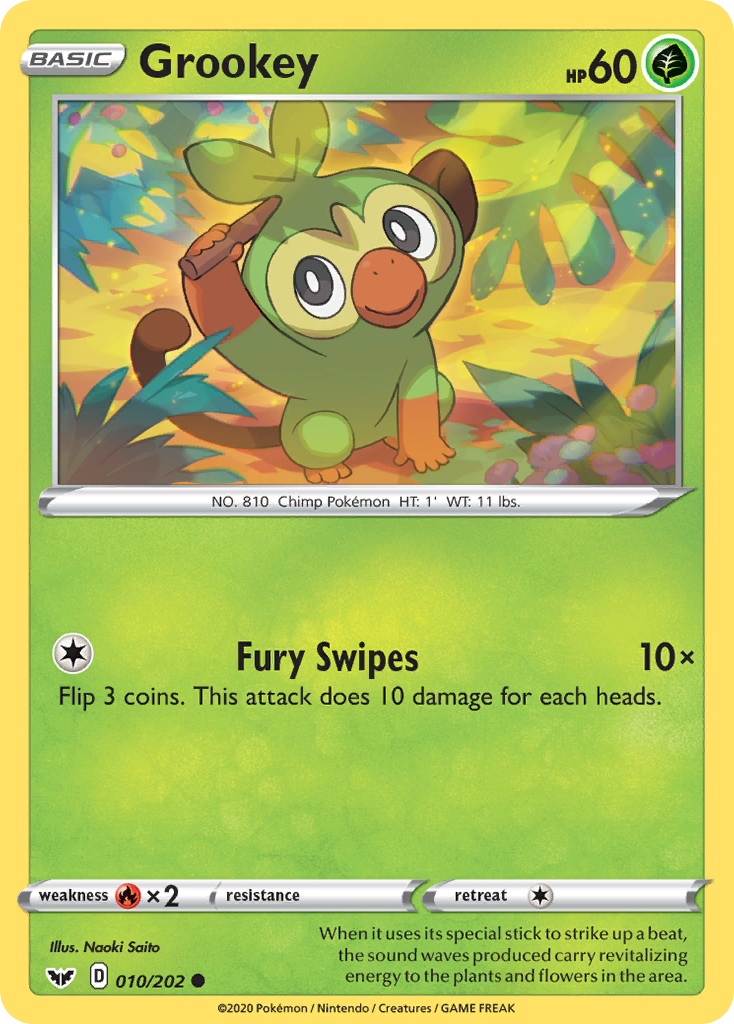 Grookey (010/202) [Sword &amp; Shield: Base Set] 