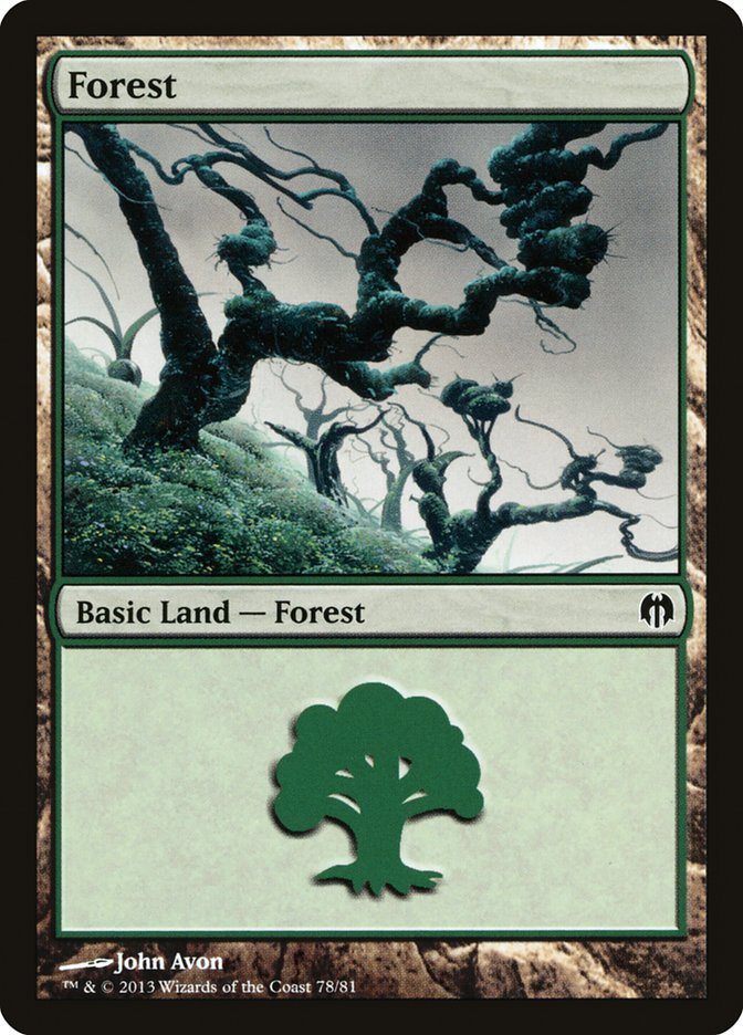 Forest (78) [Duel Decks: Heroes vs. Monsters] 