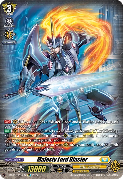 Majesty Lord Blaster (D-BT05/SP04EN) [Triumphant Return of the Brave Heroes]