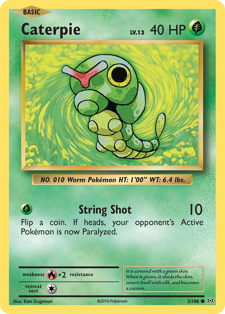 Caterpie (3/108) [XY: Evolutions] 