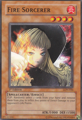 Fire Sorcerer [LON-036] Common 