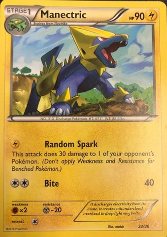 Manectric (22/30) [XY: Trainer Kit 3 - Pikachu Libre] 