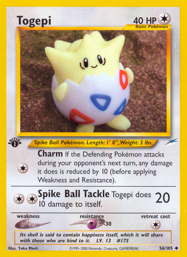Togepi (56/105) [Neo Destiny 1st Edition] 