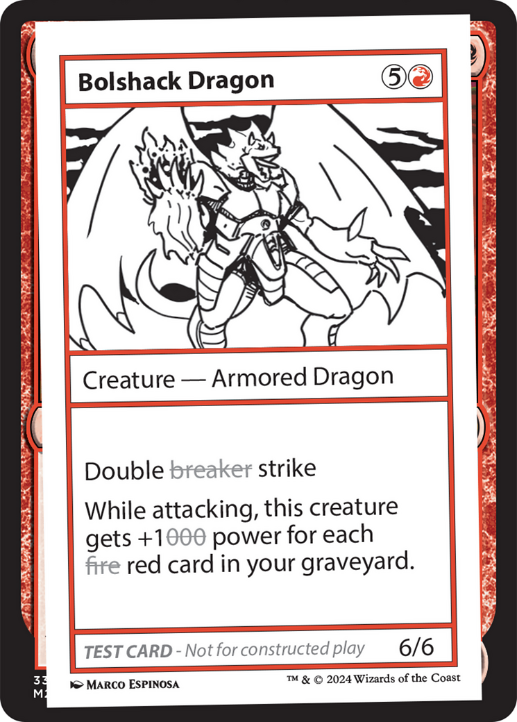 Bolshack Dragon [Mystery Booster 2 Playtest Cards] 