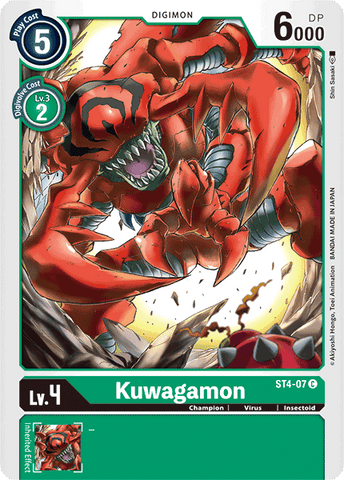Kuwagamon [ST4-07] [Starter Deck: Giga Green] 