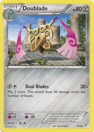 Doublade (14/30) [XY: Trainer Kit 1 - Bisharp] 