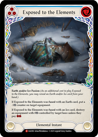 Exposed to the Elements [ELE093] (Tales of Aria) 1st Edition Rainbow Foil 