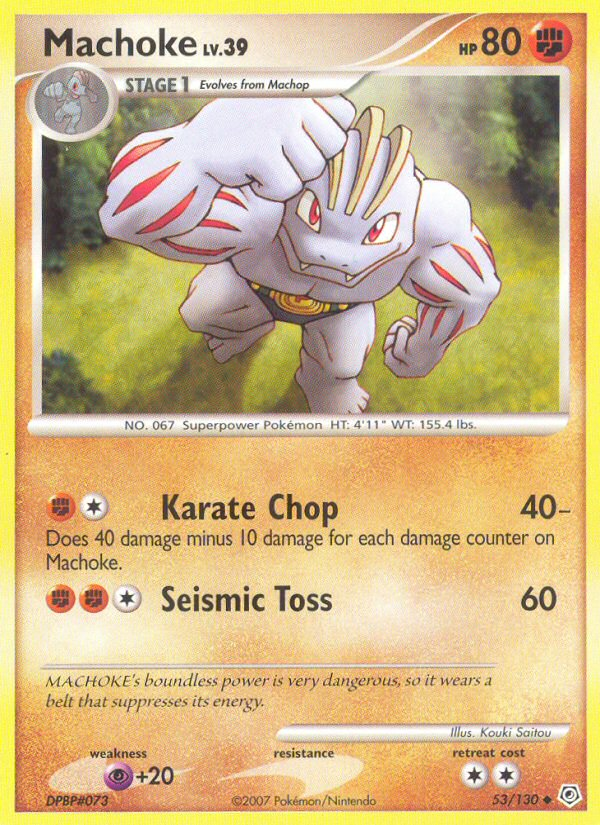 Machoke (53/130) [Diamond &amp; Pearl: Base Set] 