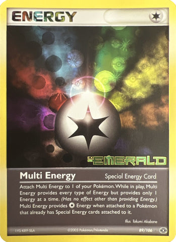 Multi Energy (89/106) (Stamped) [EX: Emerald] 
