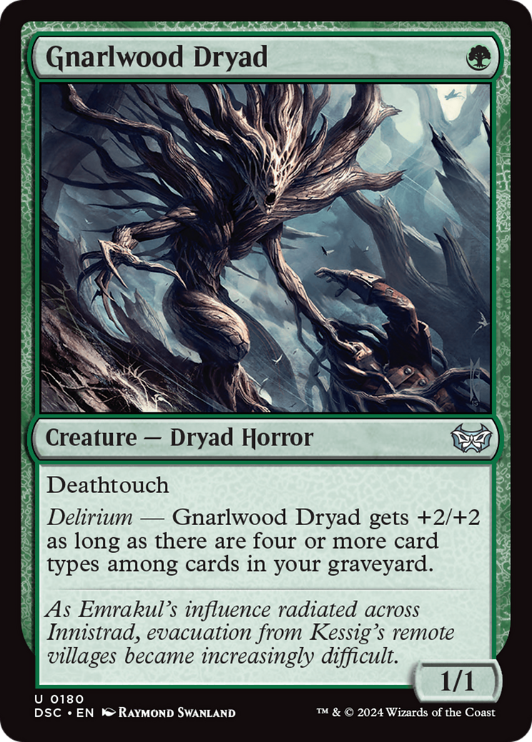 Gnarlwood Dryad [Duskmourn: House of Horror Commander] 