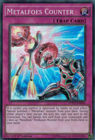 Metalfoes Counter [PEVO-EN056] Super Rare 