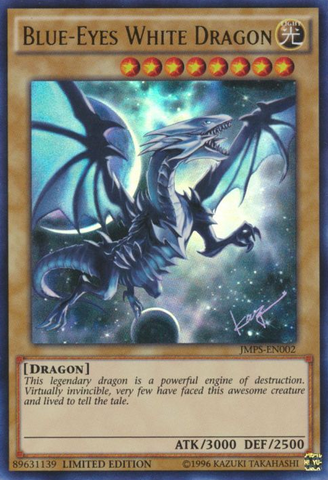 Blue-Eyes White Dragon [JMPS-EN002] Ultra Rare 