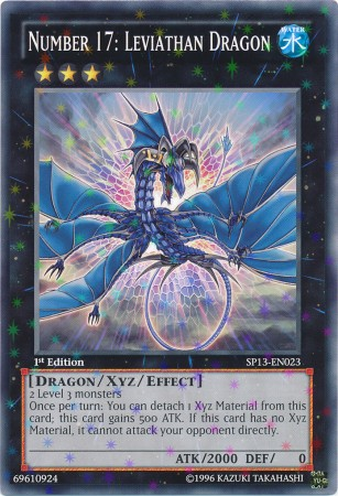 Number 17: Leviathan Dragon [SP13-EN023] Starfoil Rare 