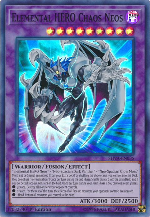 Elemental HERO Chaos Neos [SHVA-EN035] Super Rare 