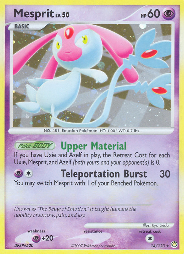 Mesprit (14/123) [Diamond &amp; Pearl: Mysterious Treasures] 