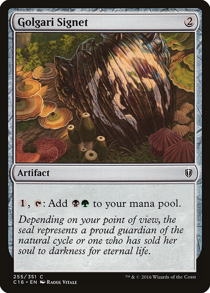 Golgari Signet [Order 2016] 