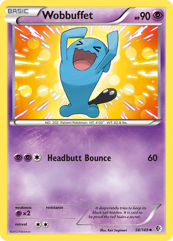 Wobbuffet (58/149) [Black &amp; White: Boundaries Crossed] 