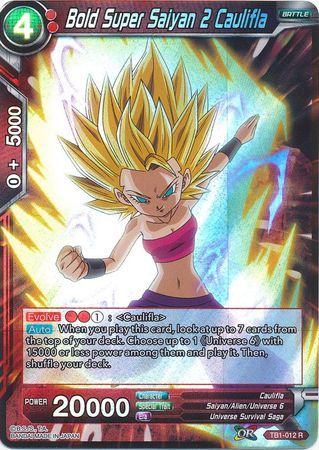 Bold Super Saiyan 2 Caulifla (TB1-012) [The Tournament of Power] 