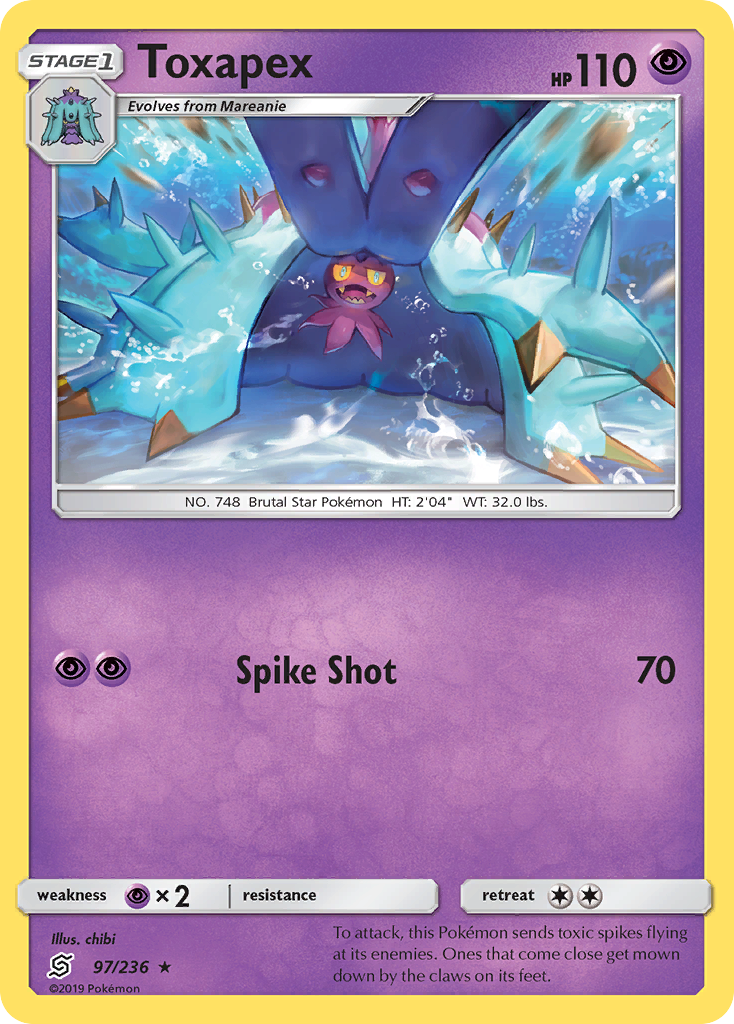 Toxapex (97/236) [Sun &amp; Moon: Unified Minds] 