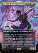 Saheeli, Radiant Creator (Borderless) [Aetherdrift Commander] 
