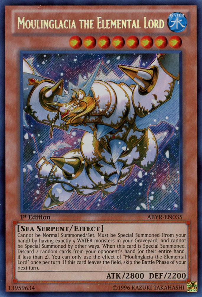 Moulinglacia the Elemental Lord [ABYR-EN035] Secret Rare 